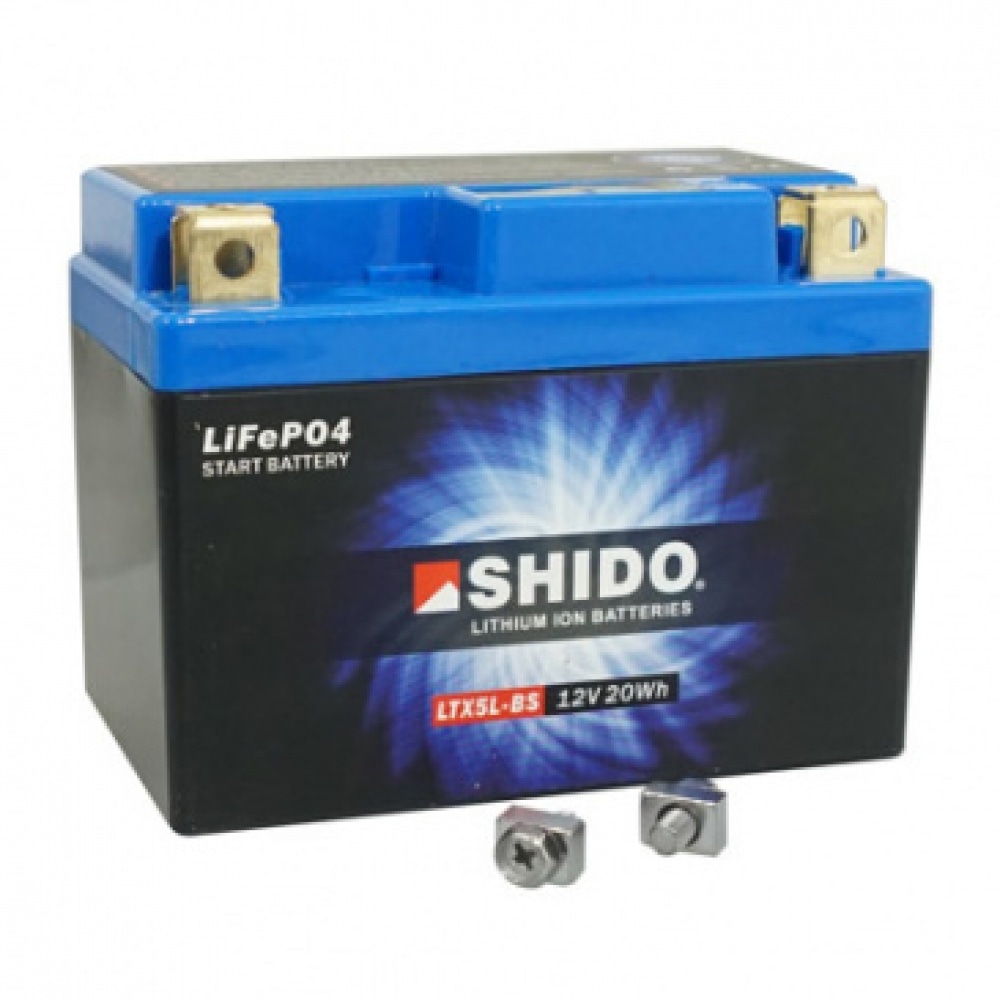 Battery 12V 1 6 Ah LTX5L BS Shido Lithium Ion Ready To Use