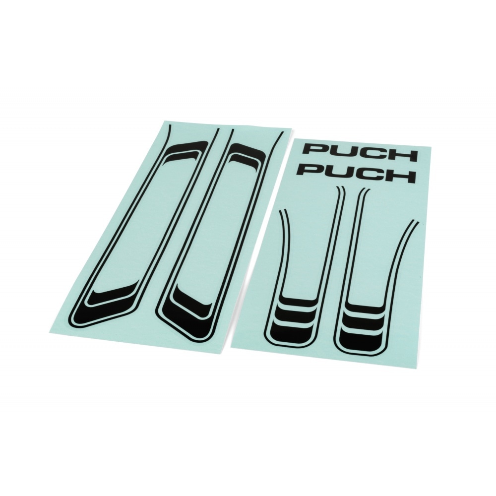 Sticker Puch Maxi X6 PVC Black Standard Parts