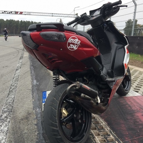 Sticker SCOOTER-ZONE white Sticker SCOOTER-ZONE white