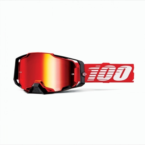 MX aizsargbrilles 100% Armega red MX aizsargbrilles 100% Armega red