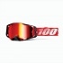 MX aizsargbrilles 100% Armega red MX aizsargbrilles 100% Armega red