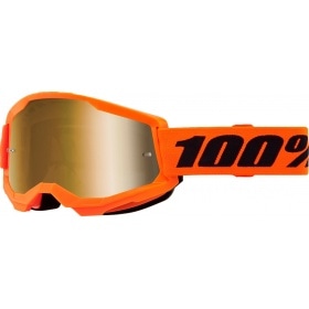 MX aizsargbrilles 100% Strata 2 neon orange