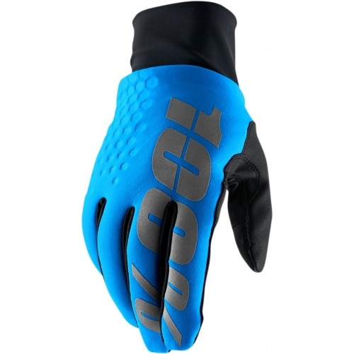 MX Gloves 100% Brisker Hydromatic blue MX Gloves 100% Brisker Hydromatic blue