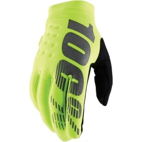 MX Gloves enfant 100% Brisker neon yellow/black