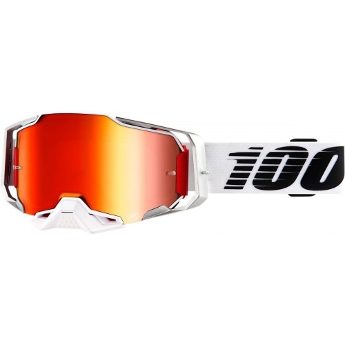 Goggles MX 100% Armega Lightsaber red mirror lens Goggles MX 100% Armega Lightsaber red mirror lens