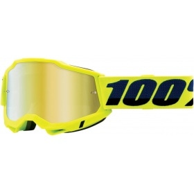 Briļļu brilles MX 100% Accuri 2 yellow / gold mirror lens