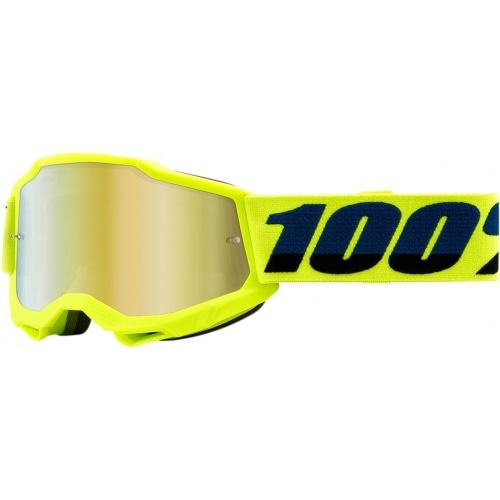 Briļļu brilles MX 100% Accuri 2 Kids yellow / gold mirror lens Briļļu brilles MX 100% Accuri 2 Kids yellow / gold mirror lens