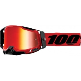 Goggles MX 100% Racecraft 2 red red mirror lens