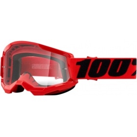 Goggles MX 100% Strata 2 red clear