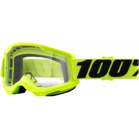 Goggles MX 100% Strata 2 yellow clear