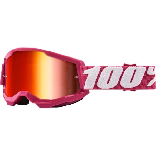 Goggles MX 100% Strata 2 FLETCHER red mirror lens Goggles MX 100% Strata 2 FLETCHER red mirror lens