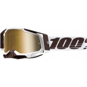 Goggles MX 100% Racecraft 2 Snowbird gold lens