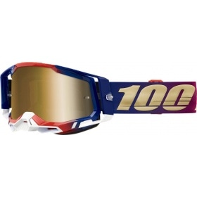 Goggles MX 100% Racecraft 2 UNITED gold