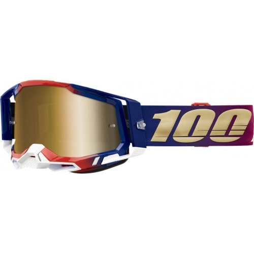 Goggles MX 100% Racecraft 2 UNITED gold Goggles MX 100% Racecraft 2 UNITED gold