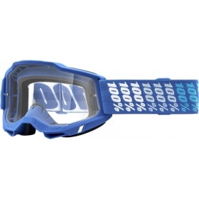 Briļļu brilles MX 100% Accuri 2 YARGER caurspīdīgas