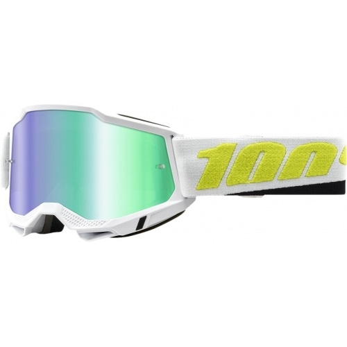 Goggles MX 100% Accuri 2 PEYOTE green mirror lens Goggles MX 100% Accuri 2 PEYOTE green mirror lens