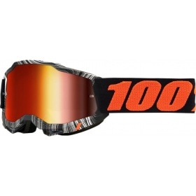 Goggles MX 100% Accuri 2 Kids GEOSPACE red mirror lens