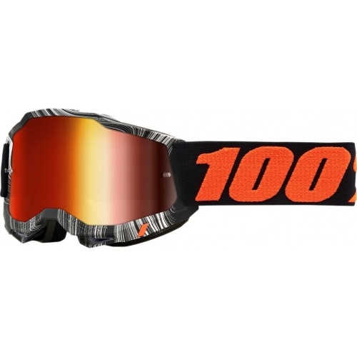 Goggles MX 100% Accuri 2 Kids GEOSPACE red mirror lens Goggles MX 100% Accuri 2 Kids GEOSPACE red mirror lens