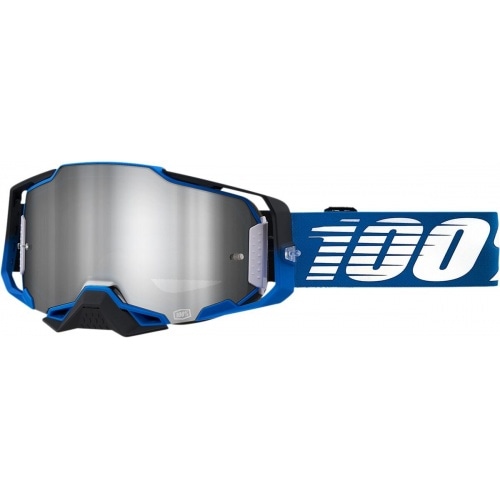 Goggles MX 100% Armega ROCKCHUCK silver Goggles MX 100% Armega ROCKCHUCK silver