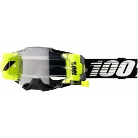 Goggles MX 100% Armega Forecast black clear