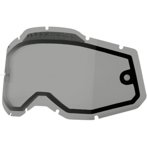 Objektīvs dubults 100% Racecraft 2 / Accuri 2 / Strata 2 ar ventilācijas atveri, kūpināts