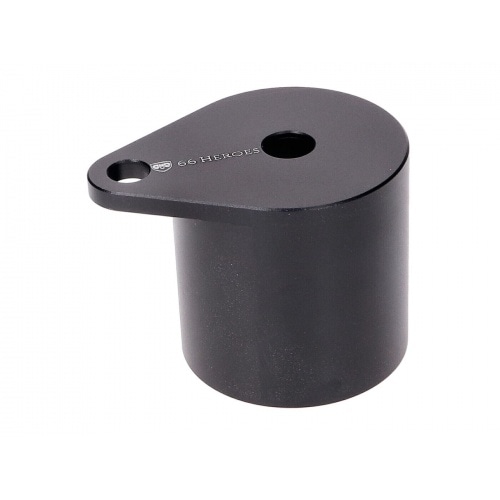 Spidometra kronšteins 66Heroes 48mm alumīnija melns mopēds Spidometra kronšteins 66Heroes 48mm alumīnija melns mopēds