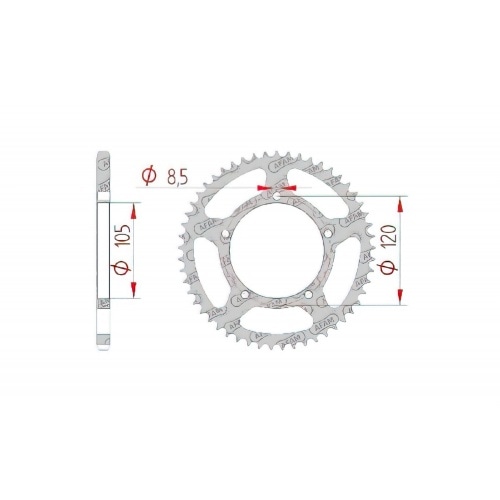 Rear Sprocket 51 teeth – 420 Afam Generic Trigger Rear Sprocket 51 teeth – 420 Afam Generic Trigger