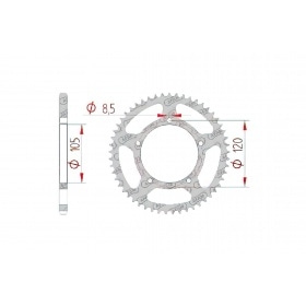 Rear Sprocket 53 teeth – 420 Afam Generic Trigger