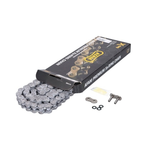 Chain AFAM XS-Ring reinforced black 520 XMR3 110 links Chain AFAM XS-Ring reinforced black 520 XMR3 110 links