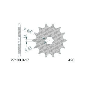 Chain Kit AFAM 12×48 Yamaha DT before 1992
