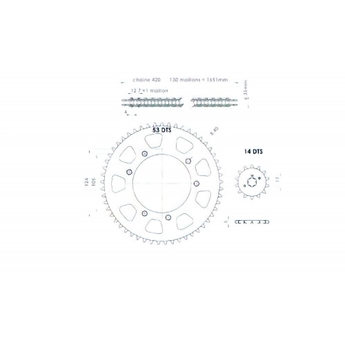 Chain Kit AFAM 14×53 Derbi Senda X-treme Chain Kit AFAM 14×53 Derbi Senda X-treme