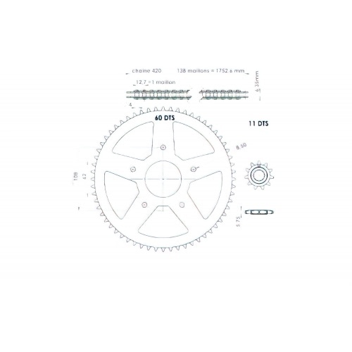 AFAM Chain Kit 11×60 Peugeot XP7/XR7/NK7 2005 – 2008 AFAM Chain Kit 11×60 Peugeot XP7/XR7/NK7 2005 – 2008