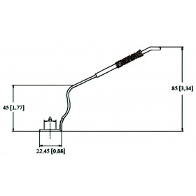 Temperatūras sensors AGS MyChron4 EGS M14 0,3m