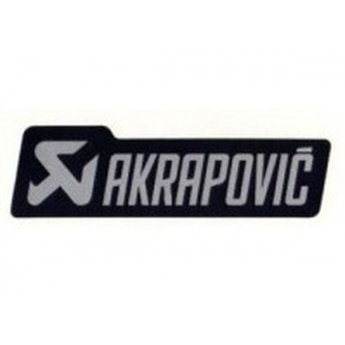 Sticker Akrapovic heat resistant 150x44mm Sticker Akrapovic heat resistant 150x44mm