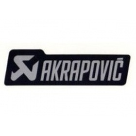 Sticker Akrapovic heat resistant 120x35mm