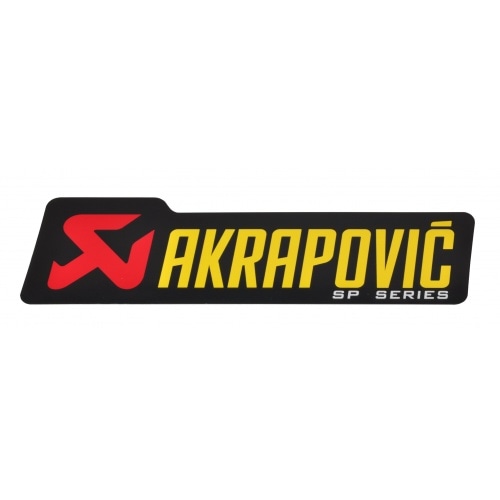 Sticker Akrapovic heat resistant 150mm Sticker Akrapovic heat resistant 150mm