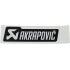 Sticker Akrapovic heat resistant 120x35mm black Sticker Akrapovic heat resistant 120x35mm black