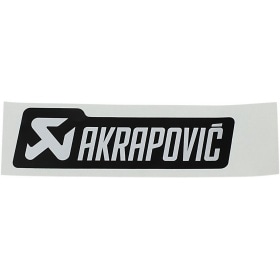 Sticker Akrapovic heat resistant 120x35mm black