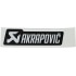 Sticker Akrapovic heat resistant 120x35mm black Sticker Akrapovic heat resistant 120x35mm black