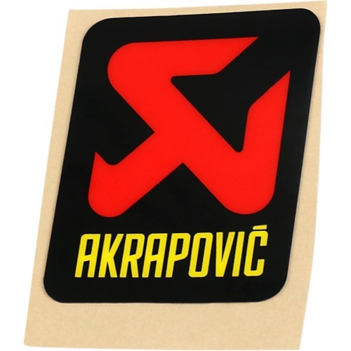 Sticker Akrapovic heat resistant 60x70mm Sticker Akrapovic heat resistant 60x70mm
