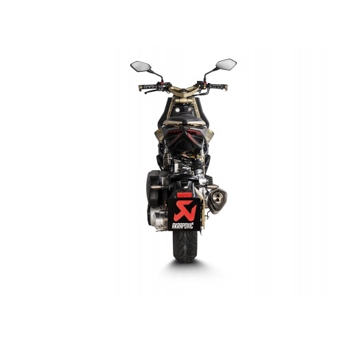 Slip-on Exhaust Akrapovic Italjet Dragster 125 - 200 black Slip-on Exhaust Akrapovic Italjet Dragster 125 - 200 black