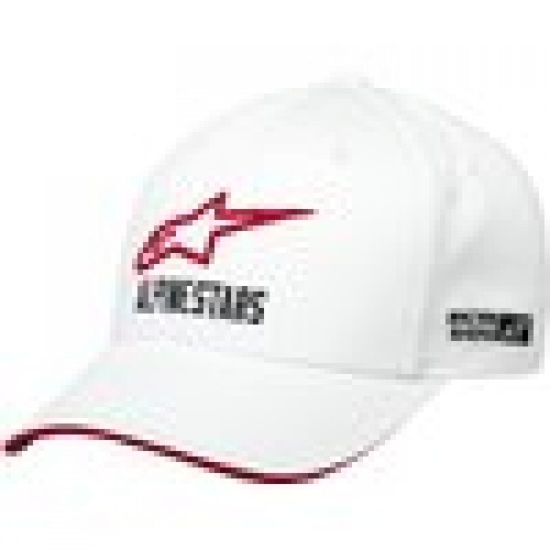 Baseball Cap Alpinestars Oval Velo white one size Baseball Cap Alpinestars Oval Velo white one size