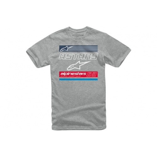 T-Shirt Alpinestars Quattro heather grey T-Shirt Alpinestars Quattro heather grey