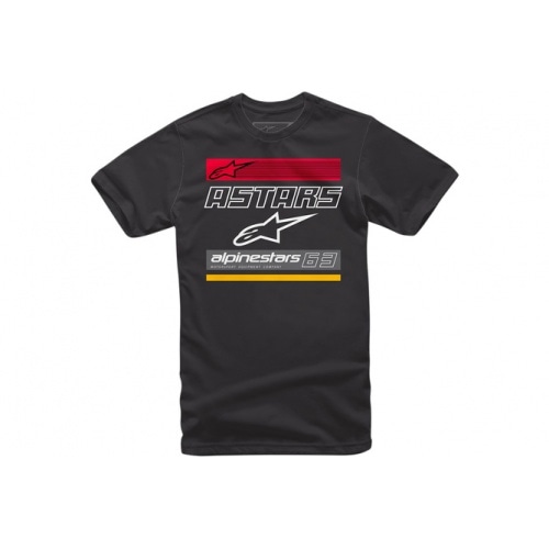 T-Shirt Alpinestars Quattro black T-Shirt Alpinestars Quattro black