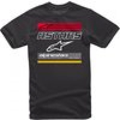 T-Shirt Alpinestars Quattro black T-Shirt Alpinestars Quattro black
