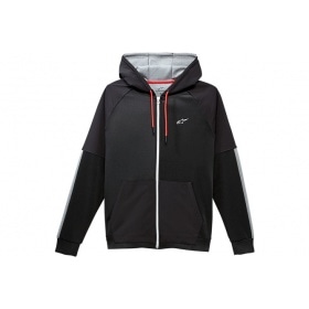 Hoodie w/ zip Alpinestars Talon black