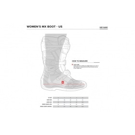 WOMENS STELLA TECH 3 OFFROAD BOOTS BLACK/WHITE/PINK