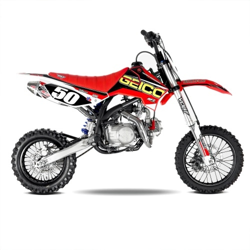 Plastmasas komplekts ar dekalu komplektu Geico Pit Bike / Dirt Bike Apollo RFZ Plastmasas komplekts ar dekalu komplektu Geico Pit Bike / Dirt Bike Apollo RFZ