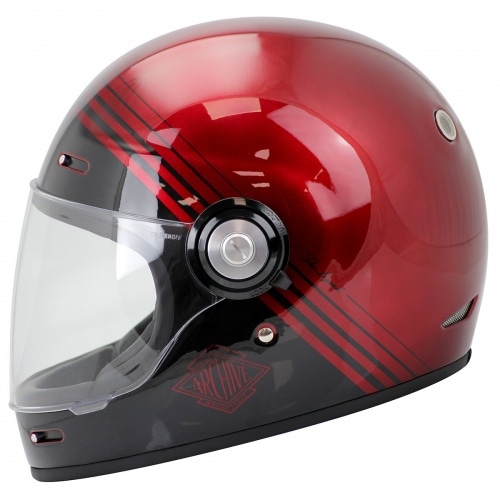 Full-Face Helmet Archive Vintage The Legend black / red Full-Face Helmet Archive Vintage The Legend black / red