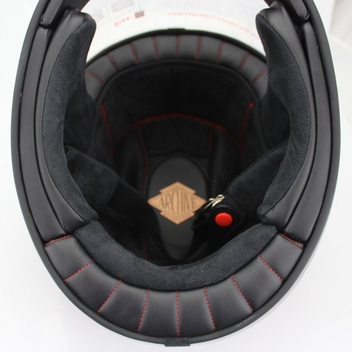 Full-Face Helmet Archive Vintage The Legend black / red Full-Face Helmet Archive Vintage The Legend black / red